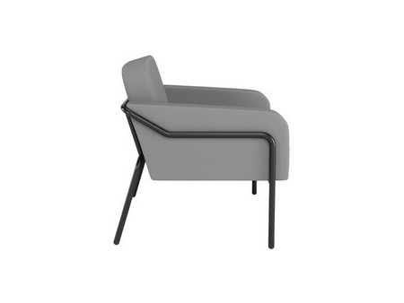 PAPERFLOW Fauteuil visiteur d'extérieur MEDSO RUND L, vert