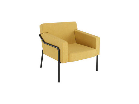 PAPERFLOW Fauteuil visiteur MEDSO T L, tissu, anthracite