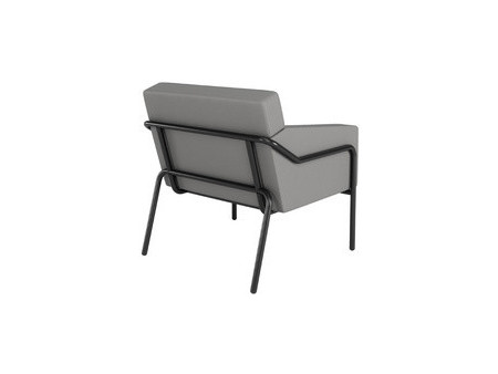 PAPERFLOW Fauteuil visiteur MEDSO T L, simili-cuir, creme