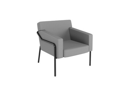 PAPERFLOW Fauteuil visiteur d'extérieur MEDSO T L, jaune