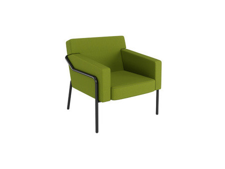 PAPERFLOW Fauteuil visiteur d'extérieur MEDSO T L anthracite