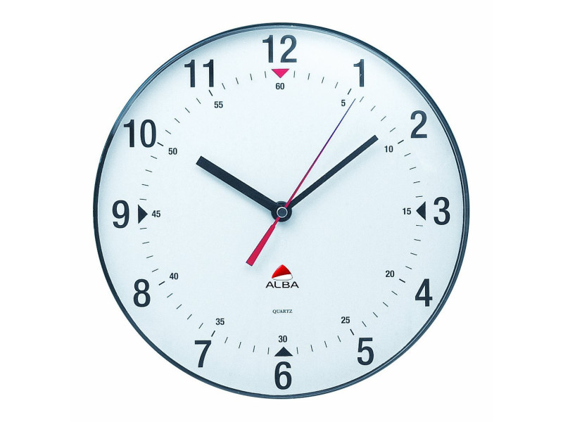 ALBA Horloge murale HORCLAS, montre à quartz, noir