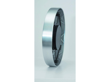 ALBA Horloge murale radiopilotée 'HOREXTRARC' blanc / argent