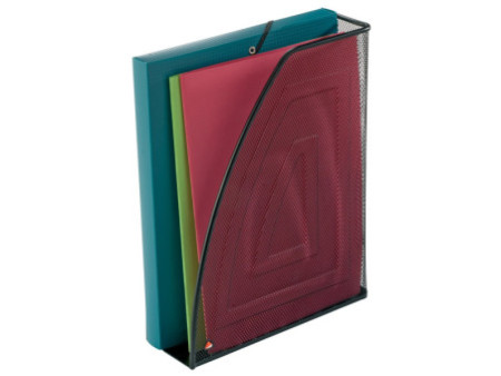 ALBA Porte-revue 'MESHMAG', A4, en fil d'acier, noir