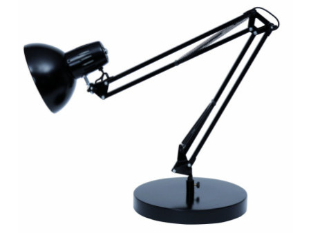 ALBA Lampe de bureau 'ARCHI', pince/socle, noir