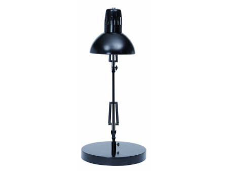 ALBA Lampe de bureau 'ARCHI', pince/socle, noir