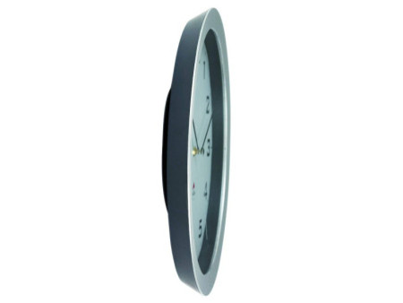 ALBA Horloge murale 'HORISSIMO', montre à quartz, argent