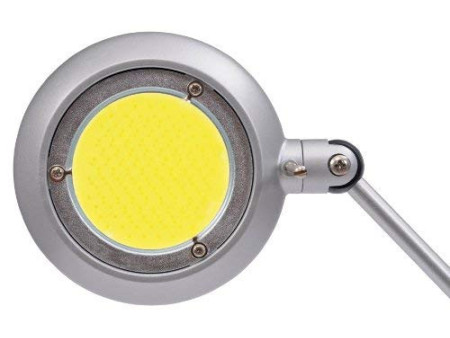 ALBA Lampe de bureau LED 'ARCHI', pince/socle, chrome