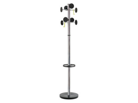 ALBA Portemanteau 'STAN3', 8 patères, chromé