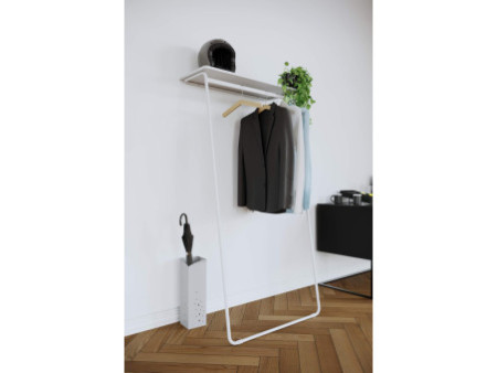 ALBA Portemanteau - vestiaire 'ART', (H)1.650 mm, blanc