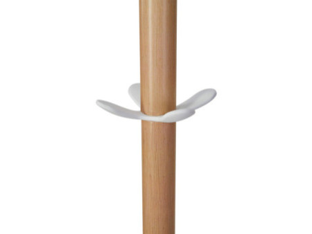ALBA Portemanteau 'NAHOW', hauteur: 1.750 mm, hêtre / blanc