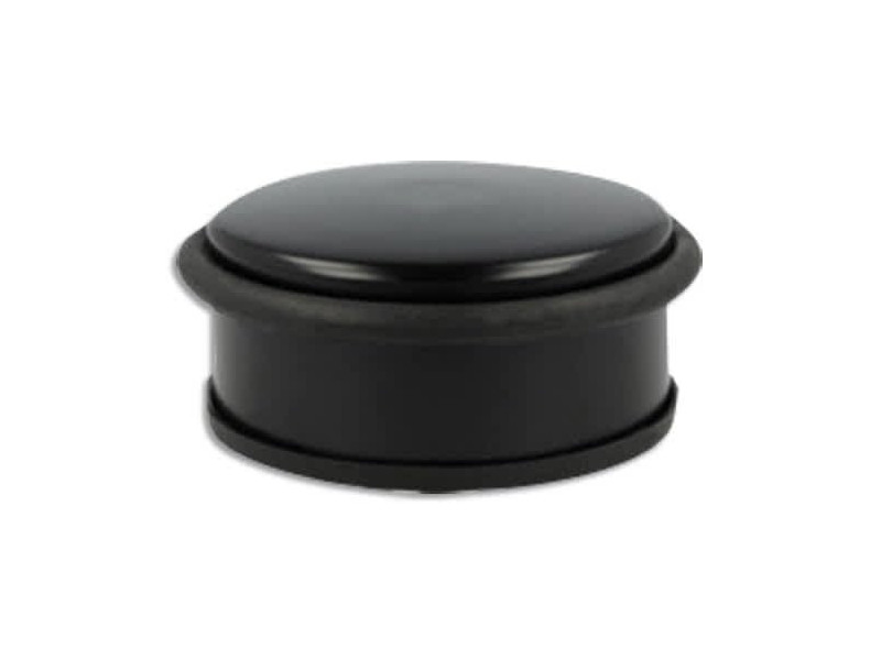 ALBA Butoir de porte, en acier, diamètre: 102 mm, noir