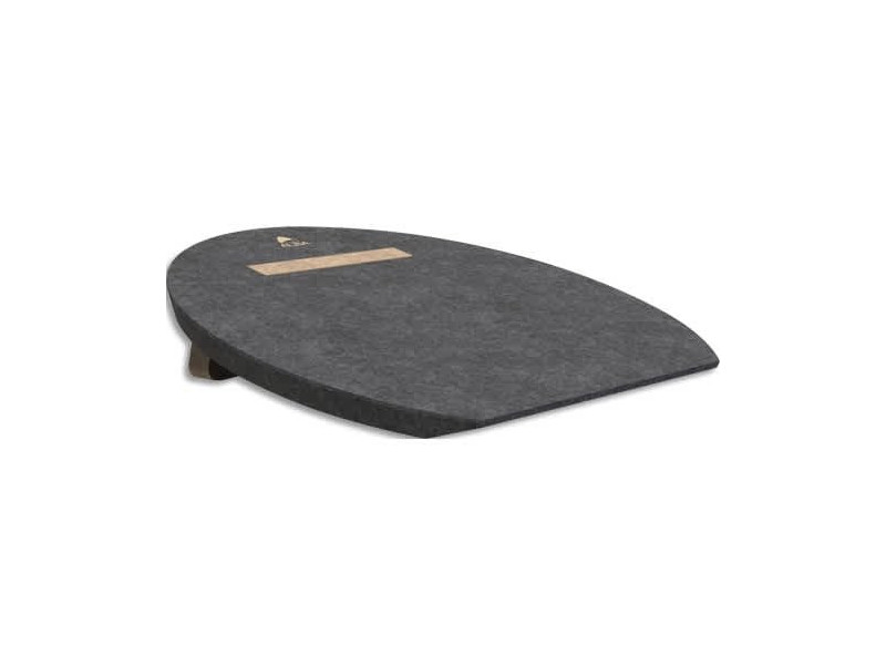 ALBA Repose-pieds 'MHFEETPET', en PET 100% recyclé, gris