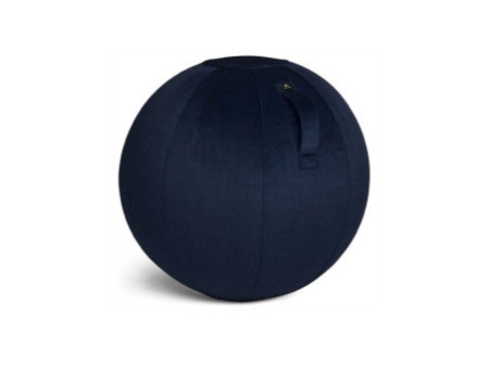 ALBA Ballon d'assise ergonomique MHBALL, velours, bleu nuit
