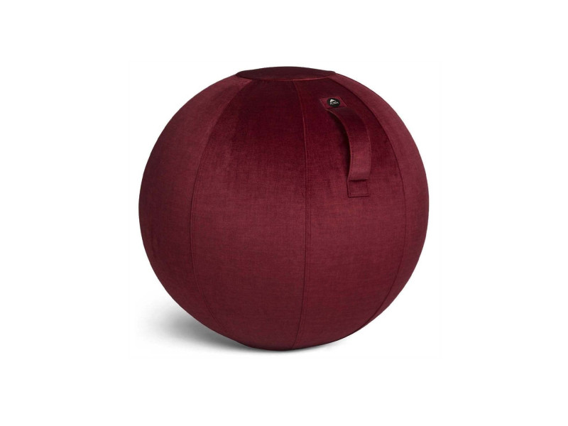 ALBA Ballon d'assise ergonomique MHBALL, velours, bordeaux