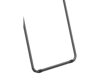 ALBA Portemanteau 'WALL, (H)1.650 mm, noir