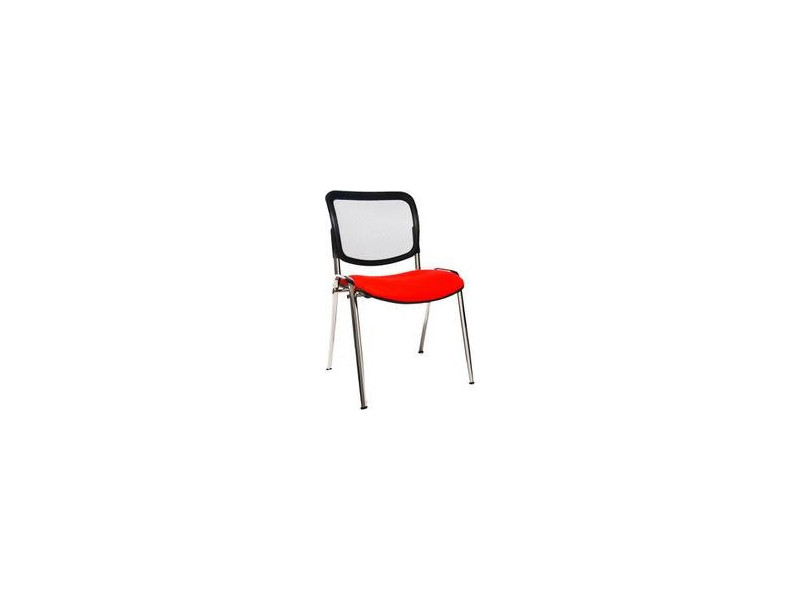 Topstar Chaise de bureau 'Net Point Visit chrom', rouge