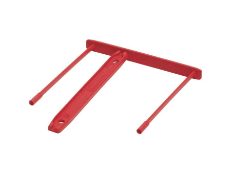 Fellowes Clip de fixation pour archives Bankers Box, rouge