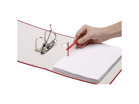 Fellowes Clip de fixation pour archives Bankers Box, rouge