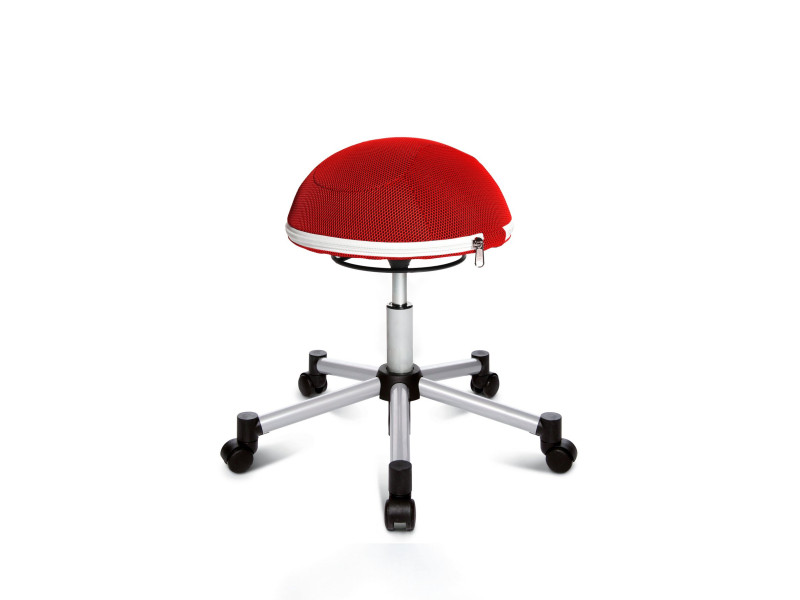 Topstar Tabouret fitness 'Sitness Half Ball', rouge