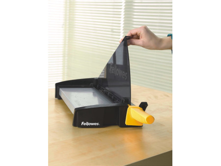 Fellowes cisaille à levier Fusion, format A3, noir/jaune
