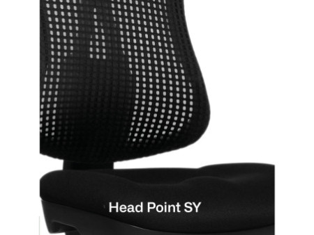 Topstar Chaise tournante de bureau 'Head Point SY', noir/