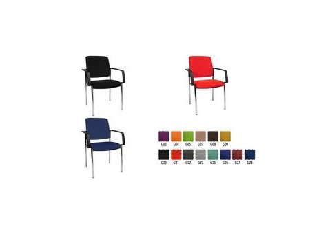 Topstar Chaise de bureau 'rembourrage BtoB 10', rouge