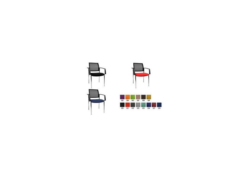 Topstar Chaise de bureau 'filet BtoB 10', bleu