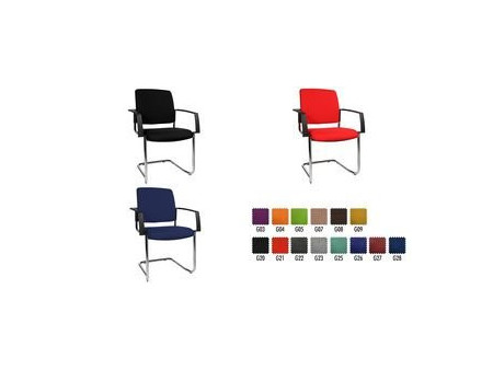 Topstar Chaise de bureau 'rembourrage BtoB 20', gris clair