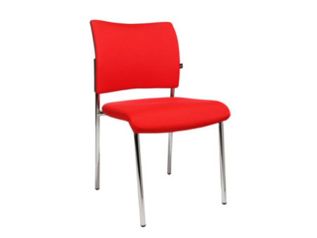 Topstar Chaise visiteur 'Visit 10 rembourré', rouge