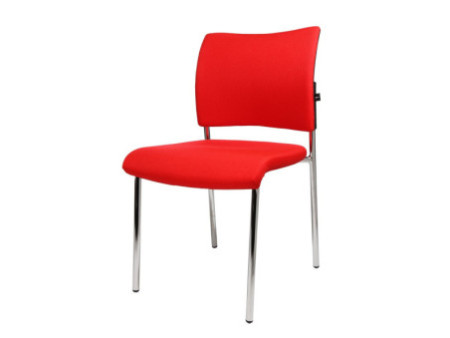 Topstar Chaise visiteur 'Visit 10 rembourré', rouge