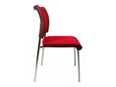 Topstar Chaise visiteur 'Visit 10 rembourré', rouge