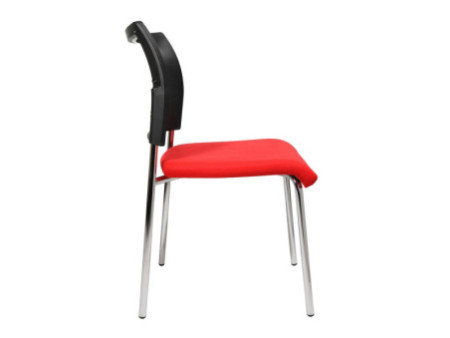 Topstar Chaise de bureau 'filet Visit 10', rouge