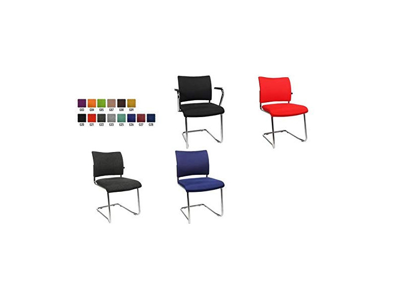 Topstar Chaise de bureau 'rembourrage Visit 20', bordeaux