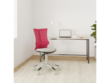Topstar Chaise de bureau enfant 'S'neaker', blanc/rose vif
