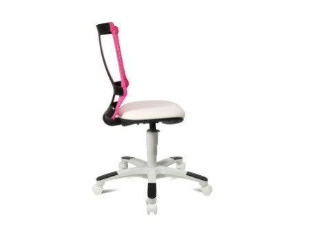 Topstar Chaise de bureau enfant 'S'neaker', blanc/rose vif