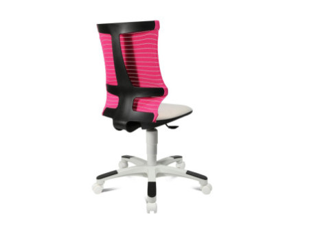 Topstar Chaise de bureau enfant 'S'neaker', blanc/rose vif