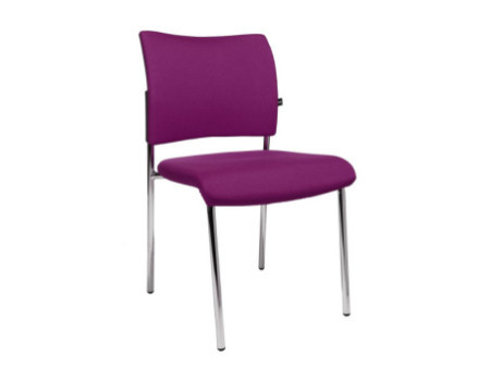 Topstar Chaise visiteur 'Visit 10 rembourré', violet