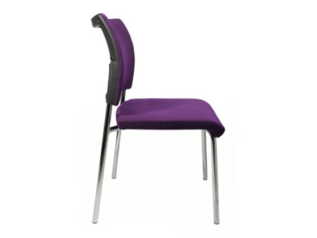 Topstar Chaise visiteur 'Visit 10 rembourré', violet