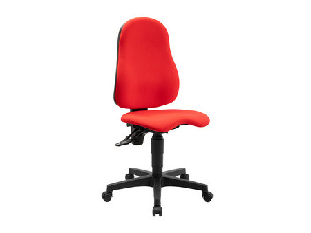 Topstar Chaise de bureau pivotante 'Ortho Point', gris clair