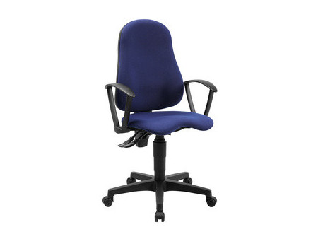 Topstar Chaise de bureau pivotante 'Ortho Point', gris clair