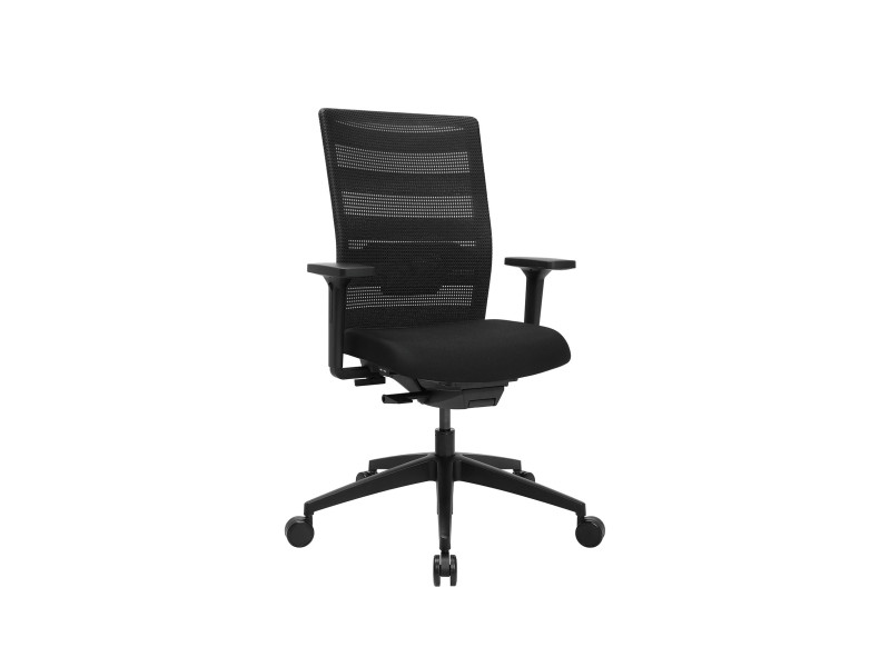 Topstar Chaise de bureau pivotante 'Airwork', noir/noir