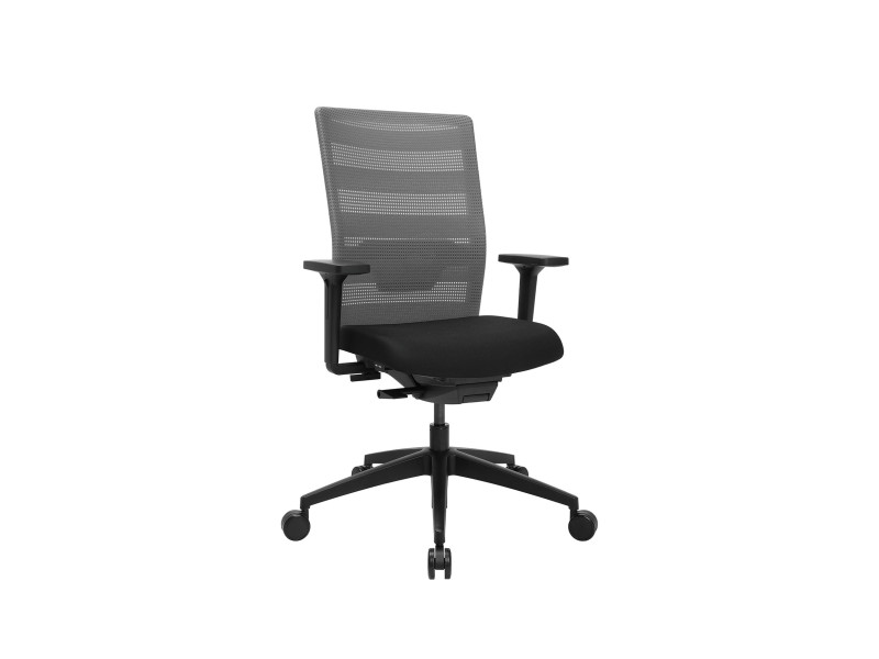Topstar Chaise de bureau pivotante 'Airwork', noir/gris
