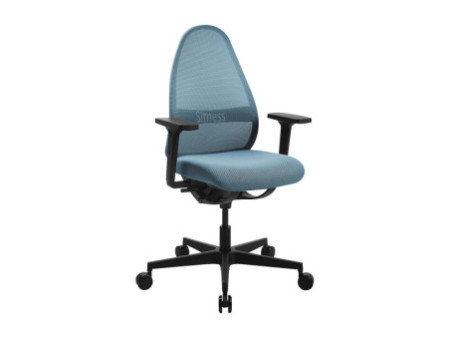 Topstar Chaise de bureau pivotante 'Soft Sitness Art', bleui