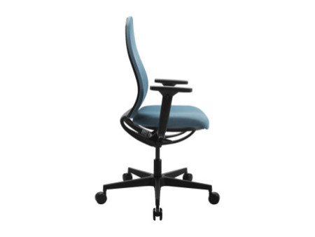 Topstar Chaise de bureau pivotante 'Soft Sitness Art', bleui