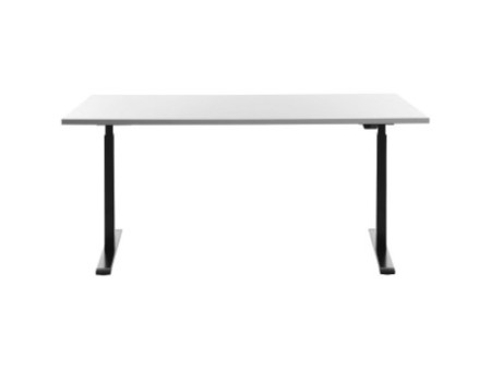 Topstar Bureau réglable en hauteur, (L)1.600 mm, noir/blanc