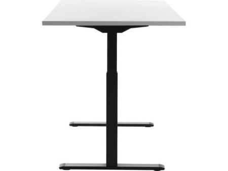 Topstar Bureau réglable en hauteur, (L)1.600 mm, noir/blanc