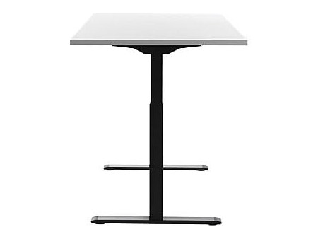 Topstar Bureau réglable en hauteur, (L)1.600 mm, noir/blanc