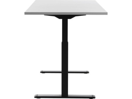 Topstar Bureau réglable en hauteur, (L)1.600 mm, noir/gris