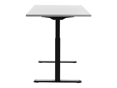 Topstar Bureau réglable en hauteur, (L)1.600 mm, noir/gris